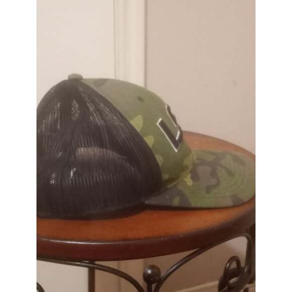 LSU Tigers Camoflauge 47 Brand Snapback Hat Cap Men's Collge Green Army - Picture 6 of 12